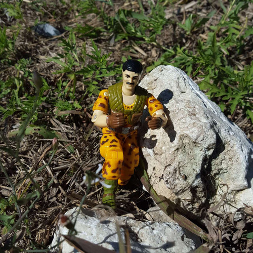 1986 GI Joe Special Missions: Brazil Claymore lost all his accessories