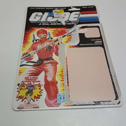 1987 GI Joe Jinx Full Uncut Filecard front