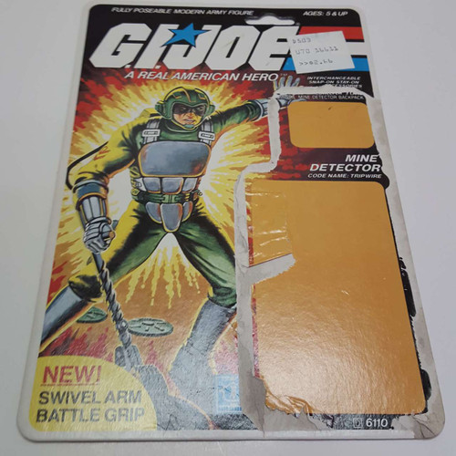 1984 GI Joe Tripwire Full Uncut Filecard front