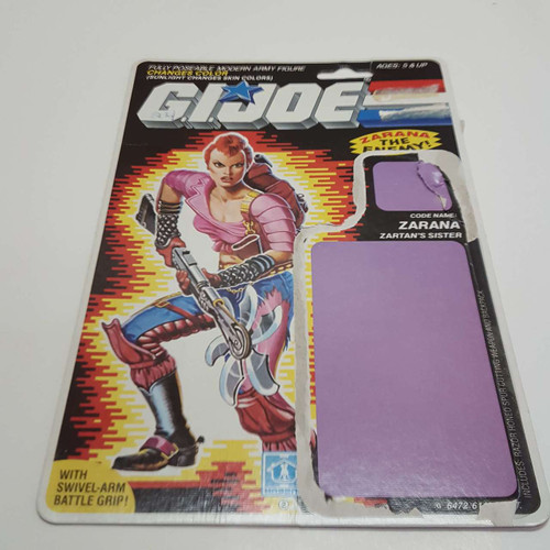 1986 Cobra Dreadnok Zarana Full Uncut Filecard front