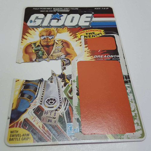 1985 Cobra Dreadnok Buzzer Filecard front