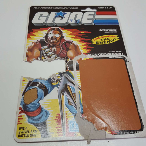 1986 Cobra Dreadnok Monkeywrench Filecard front