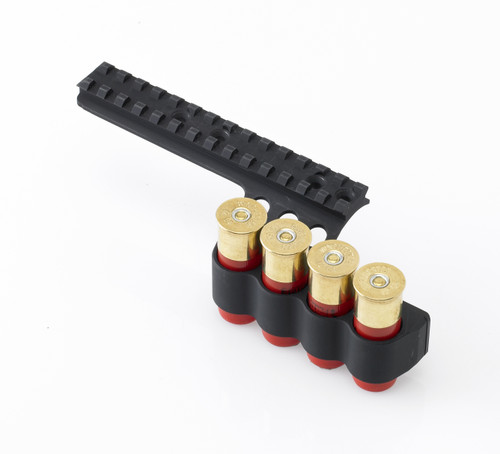 SureShell Alum Carrier and Rail for Ben SuperNova (4-Shell, 12-GA, 5½ in), SureShell Alum Carrier and Rail for Ben SuperNova (4-Shell, 12-GA, 5½ in),