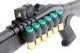 94340 - SureShell Poly Carrier and Reflex Mount for Ber 1301 Tac and A300 (6-Shell, 12-GA, Acro)