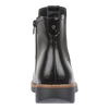 Twin Gusset Ankle Wedge Boots Black Patent Twin Gusset Ankle Wedge Boots Black Patent