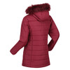 Regatta Fabrizia II Girls Full Zip Parka Hood Quilted Coat Pimpento