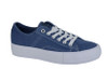 Dek Womens Canvas Lace UpTrainers Ladies Pumps - Navy