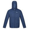 Regatta Mens Hillpack Padded Hooded Lightweight Coat Admiral Blue
