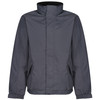 Regatta Dover Men's Fleece Lined Waterproof Bomber Jacket Seal Grey Black