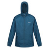 Regatta Men's Pack It Jacket Waterproof Rain Coat Moroccan Blue