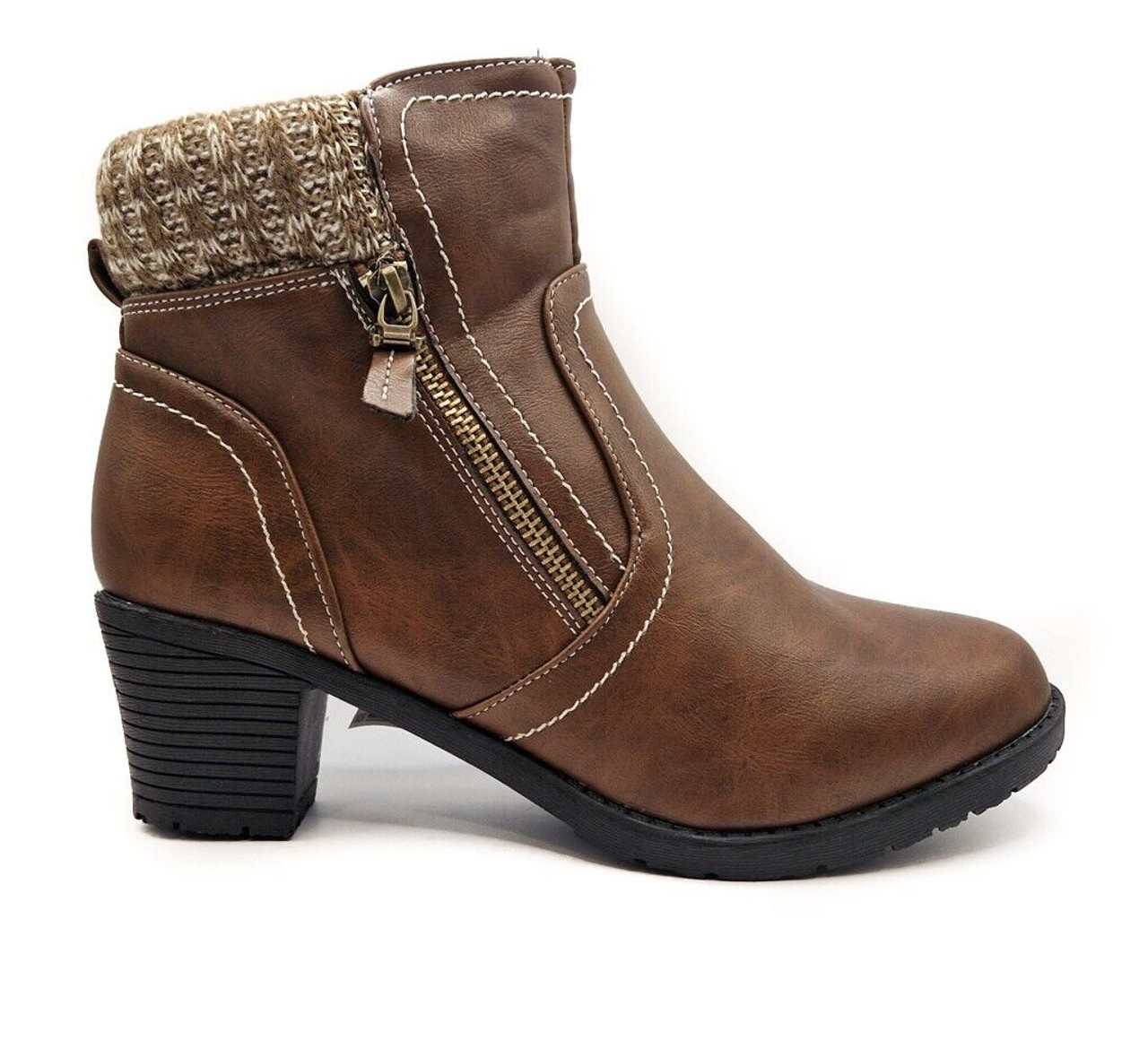 Womens mid heel sales ankle boots