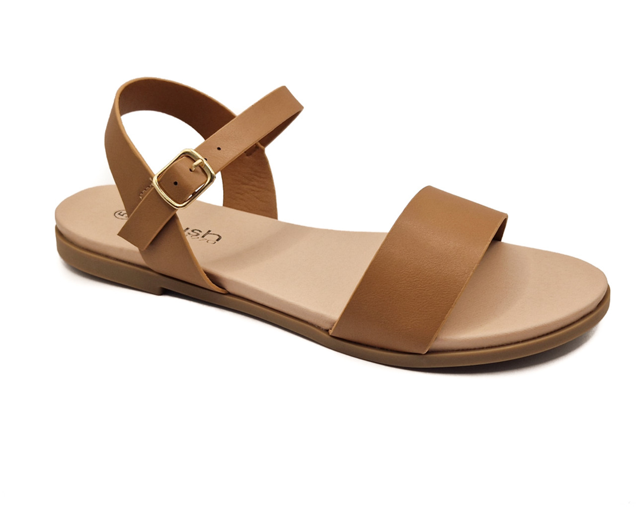 Wide Width Super Strappy Flat Sandal | boohoo