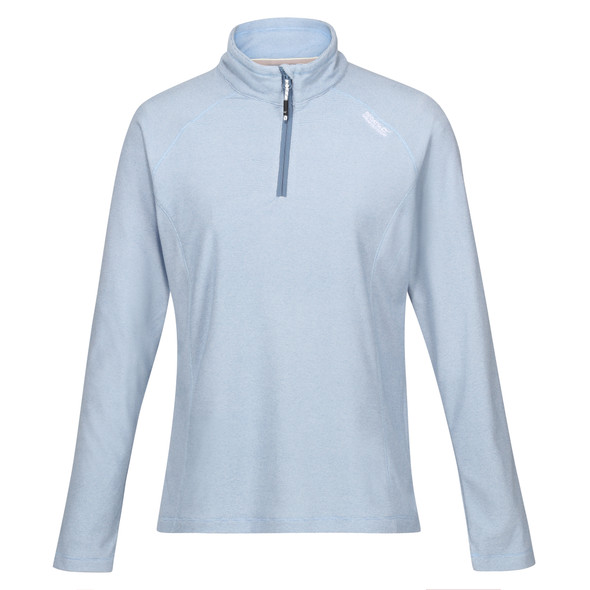 Womens Regatta Montes Light Weight Micro Fleece Half Zip Quick Dry Top Coronet Blue Womens Regatta Montes Light Weight Micro Fleece Half Zip Quick Dry Top Coronet Blue