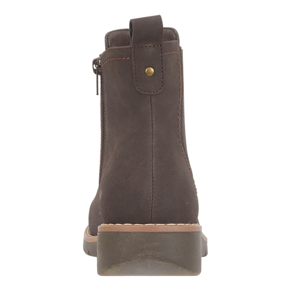 Twin Gusset Ankle Wedge Boots Brown Twin Gusset Ankle Wedge Boots Brown