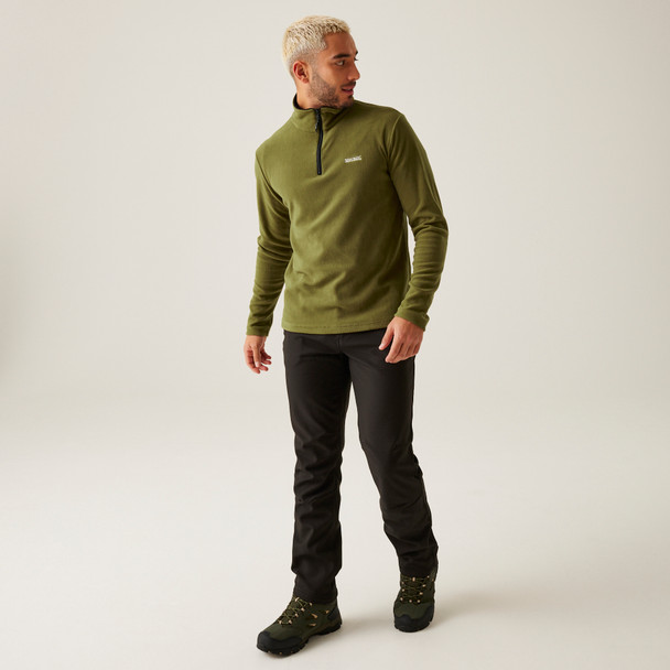 Regatta Men's Thompson Lightweight Half Zip Fleece Nephrite Green