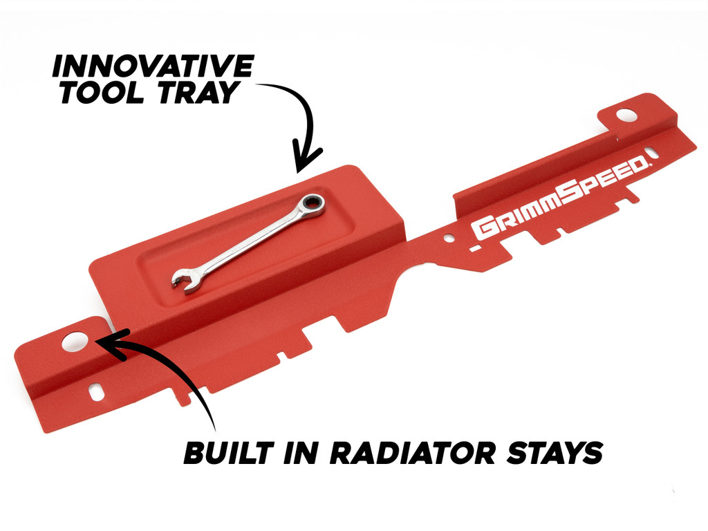 Radiator Shroud w/ Tool Tray - Subaru 05-09 Legacy/05-07 Outback