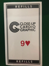 Close-up Cardiographic Red 9H Refills