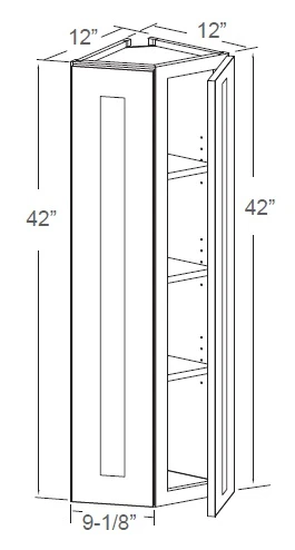 Estate Woodlands 24" X 42" Wall Easy Reach Cabinet, RTA Cabinet Co.-Madison, WI
