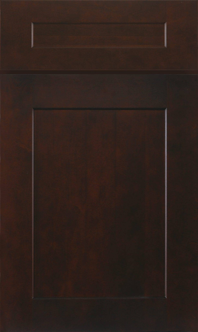 Birch Java Shaker Sample Door, rtacabinetco.com-Madison, WI