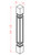 Shaker Cinder Square Decorative Leg, Cabinets By Friday-Madison, WI