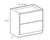 Shaker Black 24" Two Drawer Base Cabinet, RTA Cabinet Co.-Madison, WI