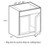 Shaker Black 33" Sink Base Cabinet, RTA Cabinet Co.-Madison, WI