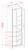Shaker Black 24" X 84" Tall Pantry Cabinet With 4 Roll Out Trays, Cabinets By Friday-Madison, WI