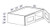 Verona White 33" X 15" X 24" Refrigerator Wall Cabinet, Cabinets By Friday-Madison, WI