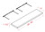 Verona White 48" Floating Shelf, Cabinets By Friday-Madison, WI