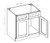 Verona Mist 30" Vanity Sink Base Cabinet, Cabinets By Friday-Madison, WI