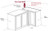 Example How Filler Installs & Pull Blind Corner Wall Cabinet, Cabinets By Friday-Madison, WI
