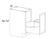 Shaker White 15" Single Trash Base Cabinet, Cabinets By Friday-Madison, WI