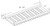 Birch White Shaker 36" Stem Glass Holder, Cabinets By Friday-Madison, WI