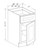 Birch Gray Shaker 9" Base Cabinet, Cabinets By Friday-Madison, WI