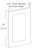 Classic Charcoal Decorative End Panel For Vanity Cabinets, Cabinets By Friday-Madison, WI