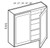 Classic Dove White 30" X 30" Wall Cabinet, Cabinets By Friday-Madison, WI