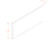 Shaker White 96" Toe Kick Cover Molding, Cabinets By Friday-Madison, WI