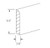Elegant Mahogany 96" Scribe Molding, Cabinets By Friday-Madison, WI