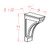 Shaker White Modern Corbel, Cabinets By Friday-Madison, WI