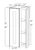 Luxe Pebble 24" X 30" Wall Easy Reach Cabinet, RTA Cabinet Co.-Madison, WI