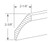 Luxe Pebble Small Profile Cove Crown Molding, Cabinets By Friday-Madison, WI