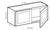 Luxe White 36" X 15" Wall Cabinet, Cabinets By Friday-Madison, WI
