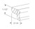 Modern Greige Small Profile Light Rail Molding, Cabinets By Friday-Madison, WI
