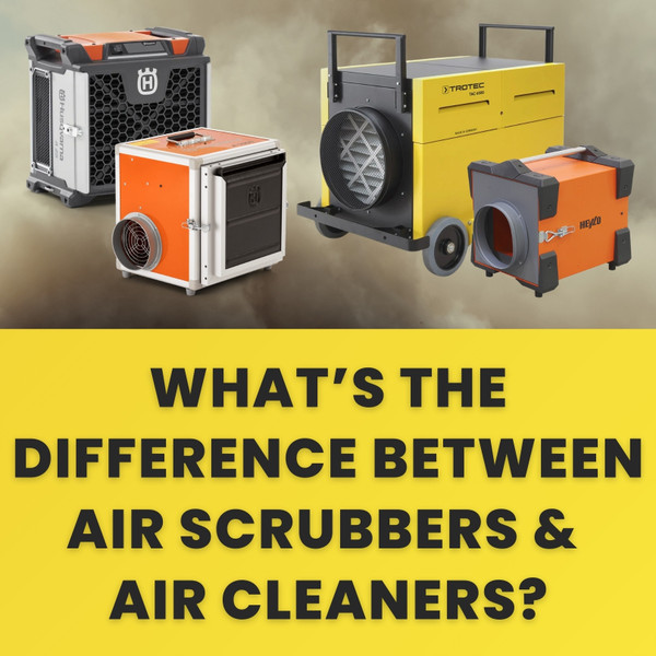 Air Cleaners vs Air Scrubbers: What's the Difference?
