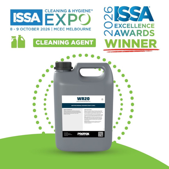 Protox WR20, 2026 ISSA Excellence Awards winner, Cleaning Agents