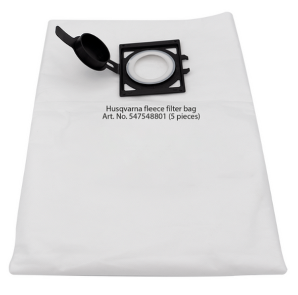 Husqvarva DE35H Bag Fleece Filter 35L (5 Pack)