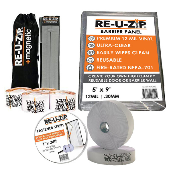 Re-U-Zip Standard Magnetic Door Kit - 5x9 feet