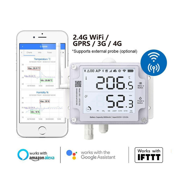 UbiBot GS1-AL4G1RS Environmental Sensor UbiBot GS1-AL4G1RS Environmental Sensor
