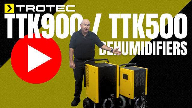 Play video: Trotec TTK900 MP & TTK500: Our Top-of-Range Restoration Dehumidifiers