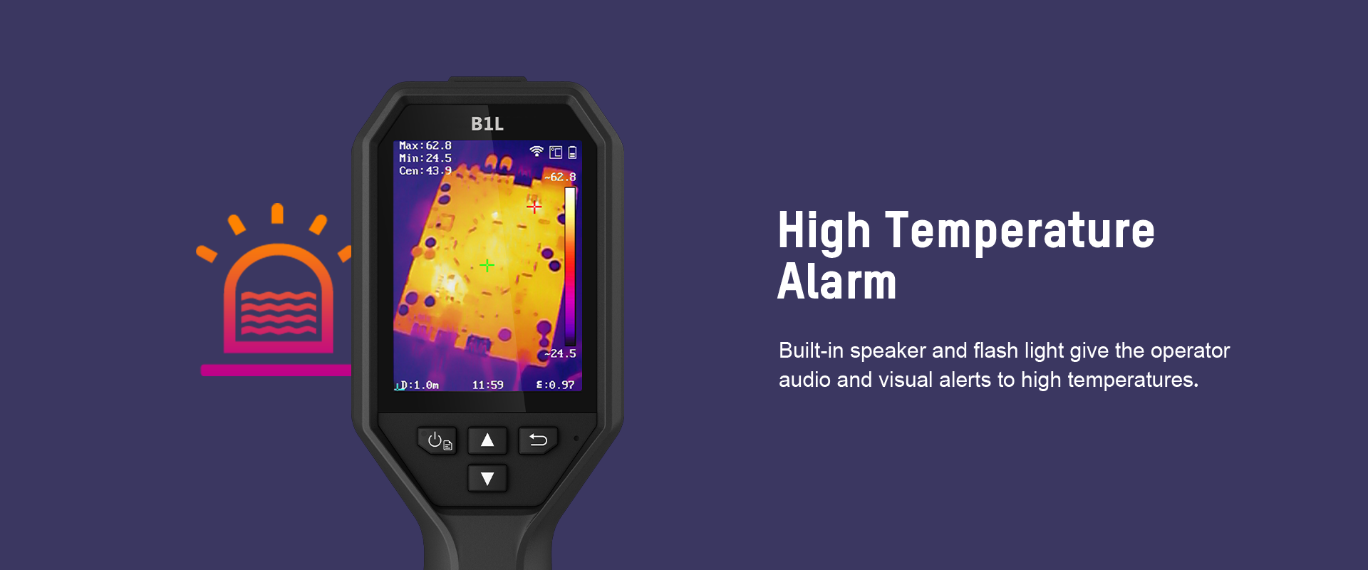 HIKMICRO B20 - High Temperature Alarm